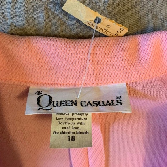 Vintage queen casuals pink blazer M - Picture 7 of 9